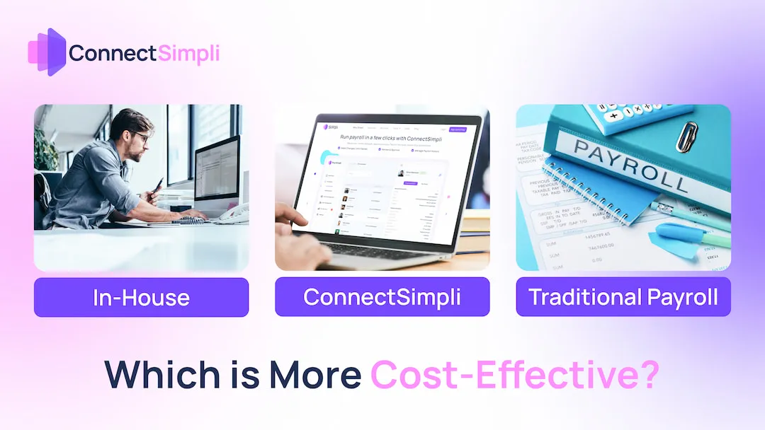 In-House vs. Connect Simpli vs. Traditional Payroll: Which is More Cost-Effective?