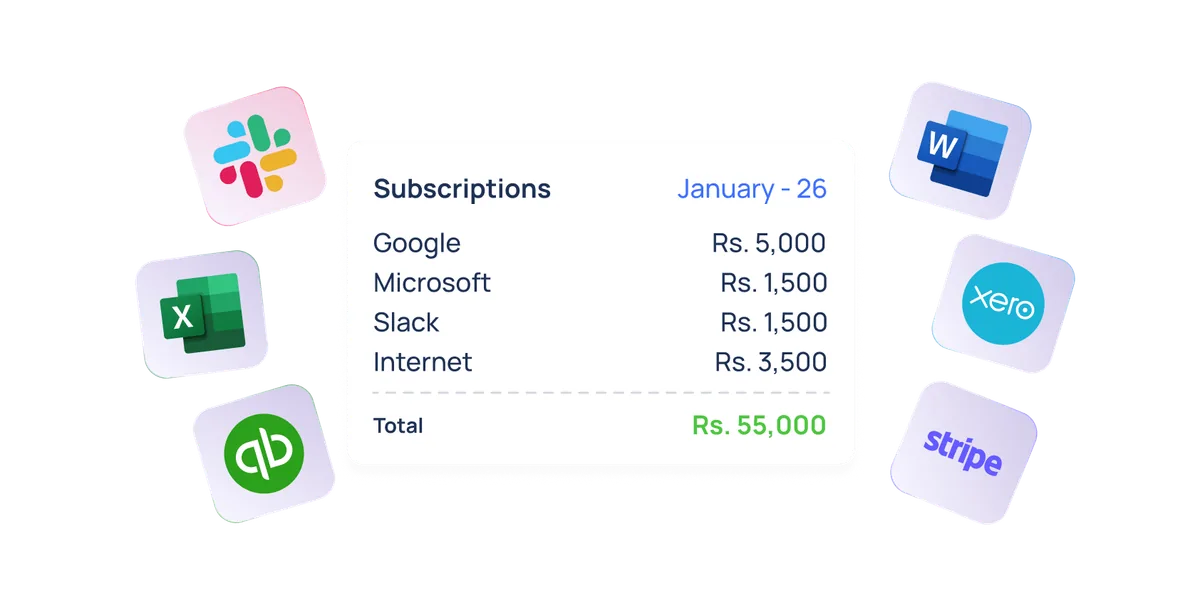Subscription Tracker in ConnectSimpli