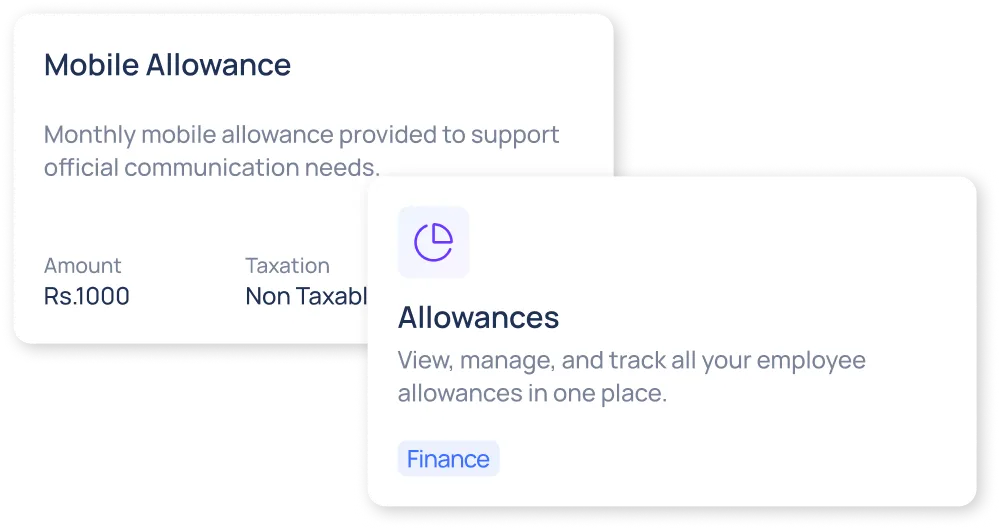 Allowances in ConnectSimpli