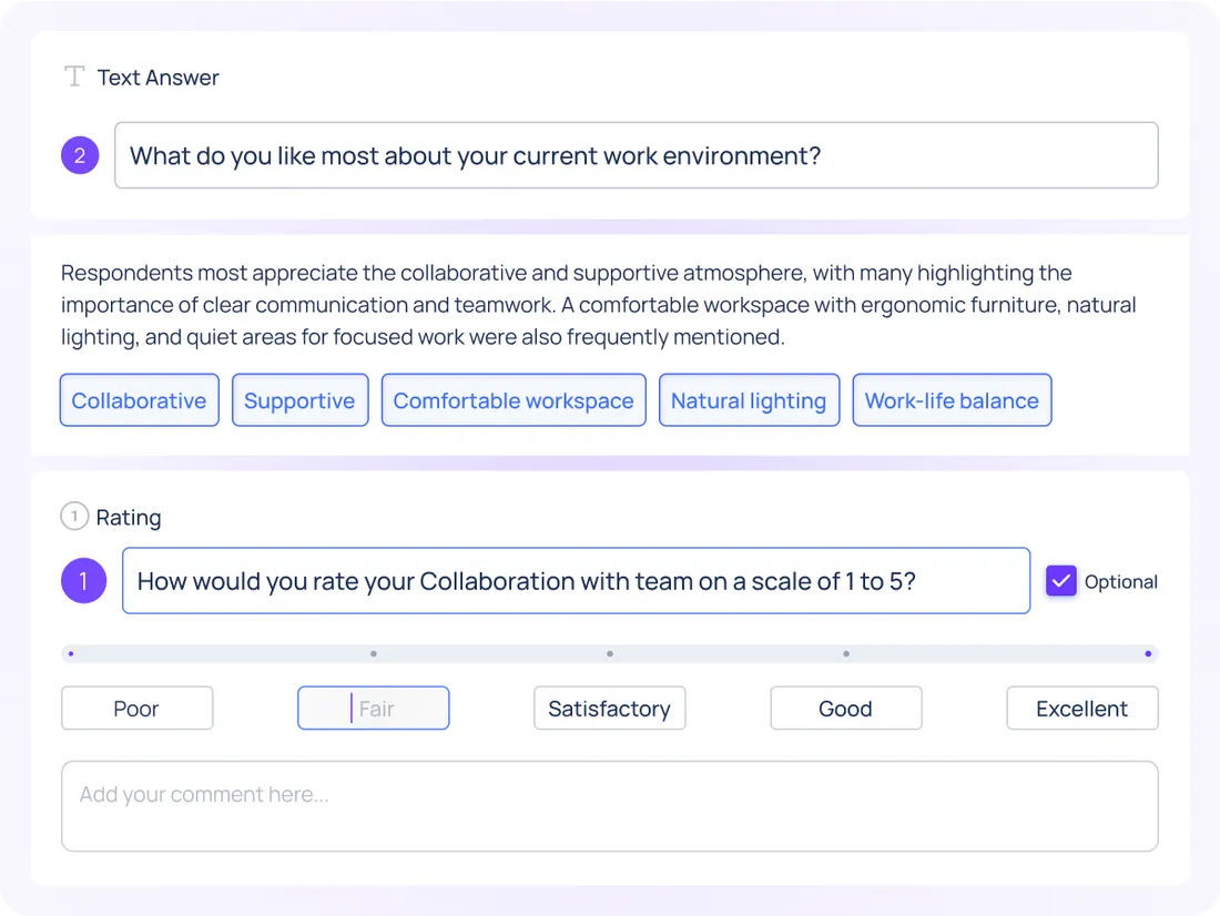 Survey builder — ConnectSimpli