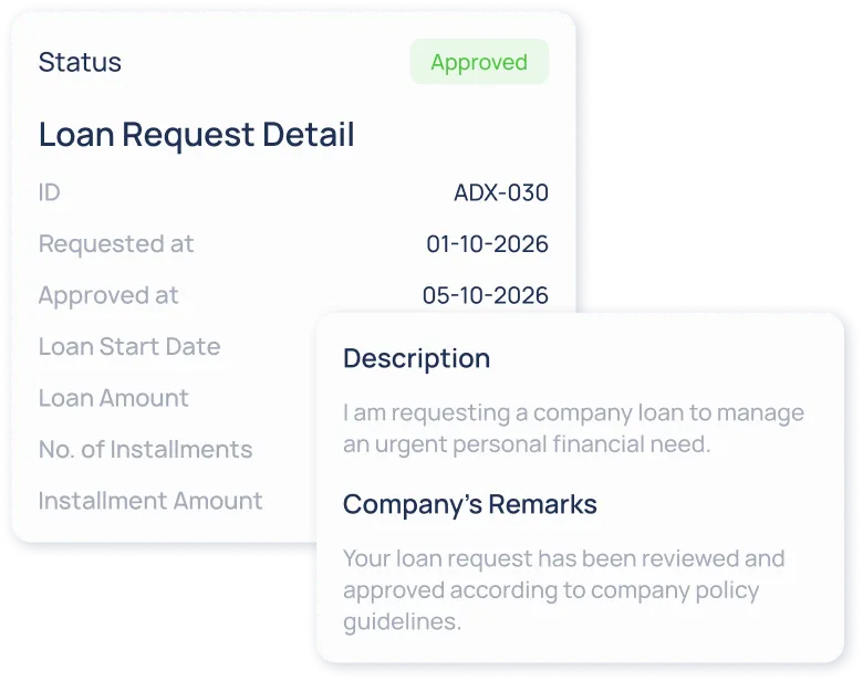 Employee Loans in ConnectSimpli