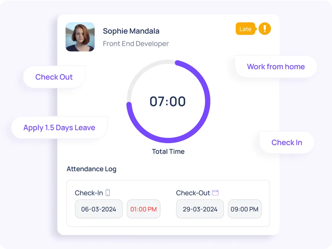 Time & attendance — ConnectSimpli