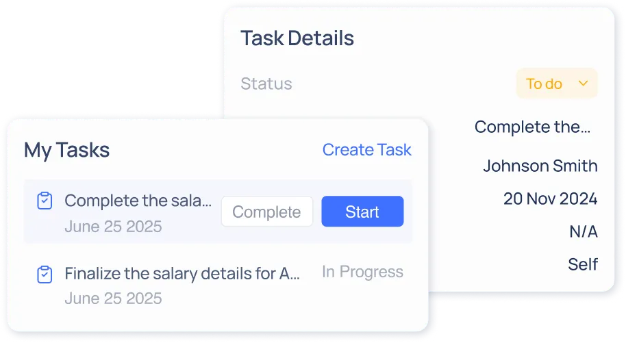 Task Management in ConnectSimpli