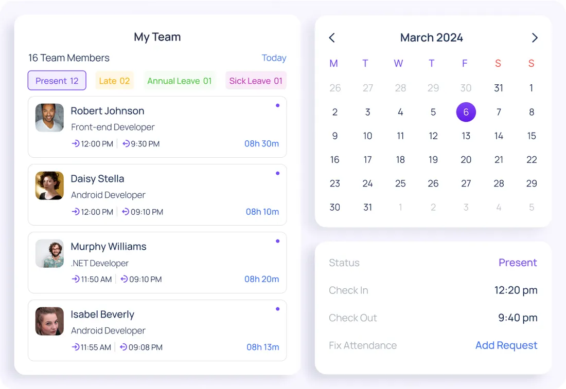 Attendance — ConnectSimpli